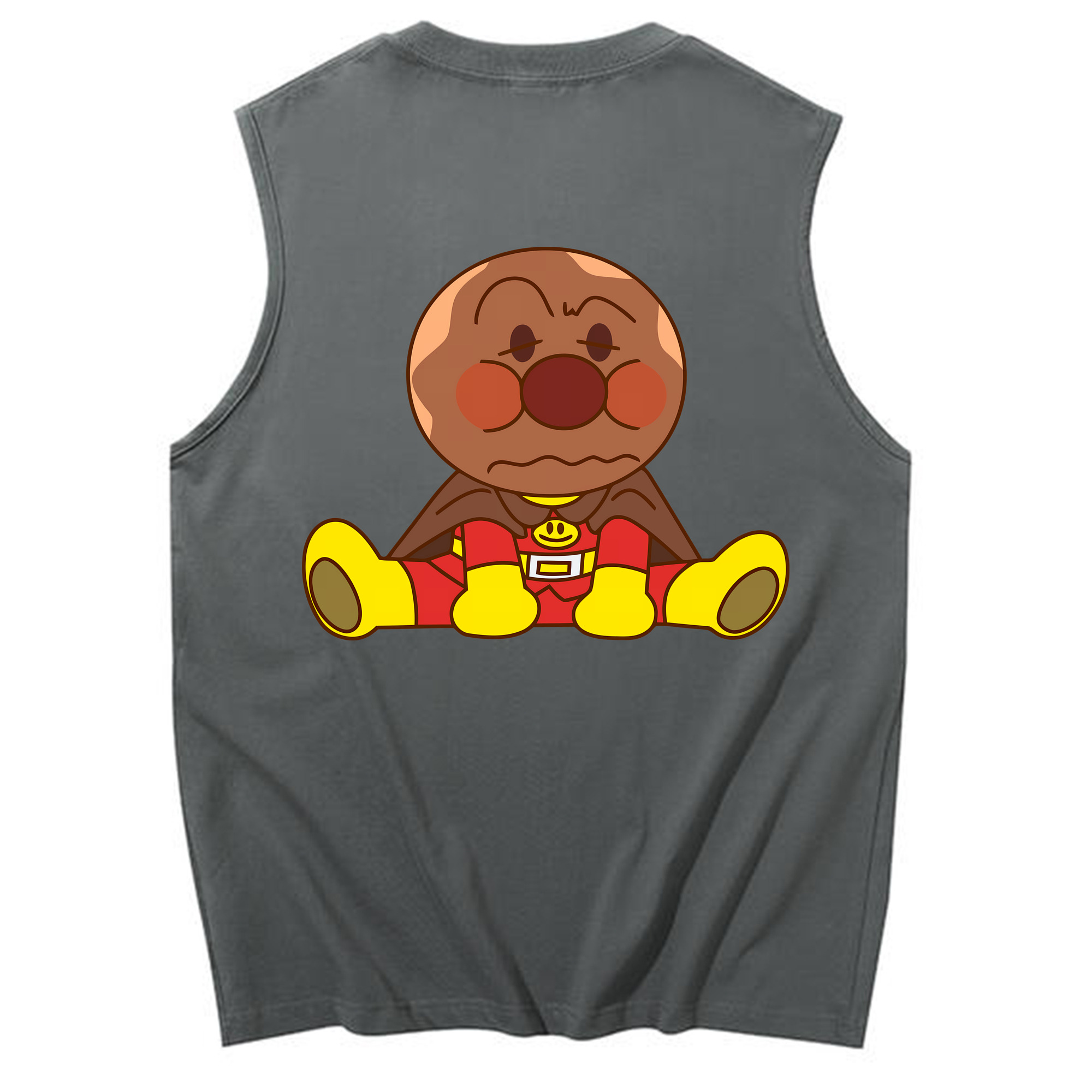 （画像用） アンパンマン Anpanman コットン100％タンクトップ（背面プリント）